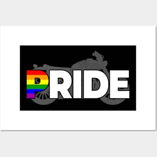 Pride, LGBT motorcyclist Posters and Art